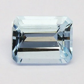 Natural Aquamarine 3.42 Carat 10x8 MM Octagon Shape Faceted Gemstone