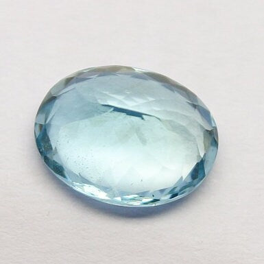 Natural Aquamarine 2.40 Carat 10x8 MM Oval Shape Faceted Gemstone