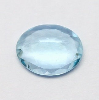 Natural Aquamarine 1.80 Carat 10x8 MM Oval Shape Faceted Gemstone