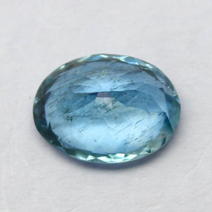 Natural Santa Maria Aquamarine 1.78 Carat 9x7 MM Oval Shape Faceted Gemstone