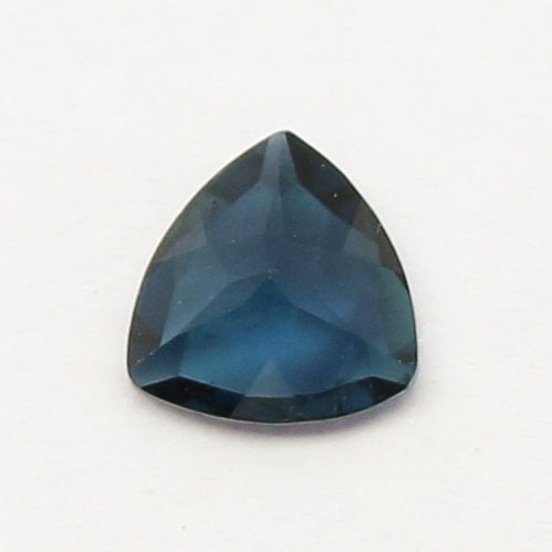 Natural Indicolite Tourmaline 0.56 Carat 5.3x5.3 MM Trillion Shape Faceted Gemstone