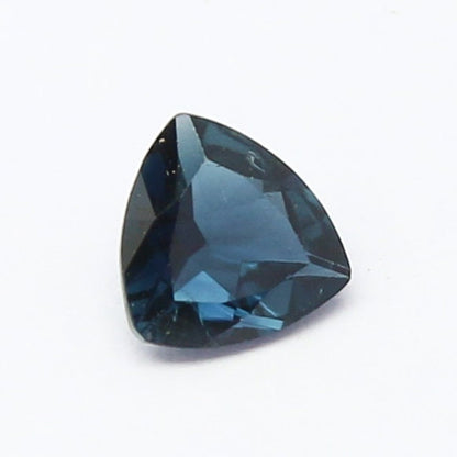 Natural Indicolite Tourmaline 0.56 Carat 5.3x5.3 MM Trillion Shape Faceted Gemstone