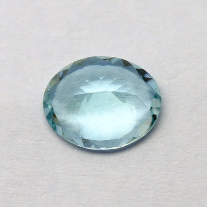 Natural Aquamarine 1.99 Carat 10x8 MM Oval Shape Faceted Gemstone