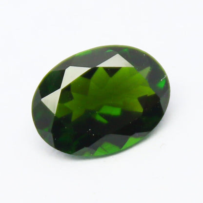 Natural Flawless Green Tourmaline 0.98  Carat 8x6 MM Oval Shape Faceted Gemstone