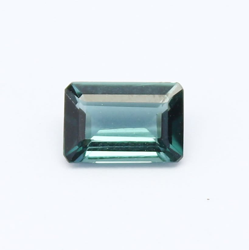 Natural Indicolite Tourmaline 0.52 Carat 6x4 MM Octagon Shape Faceted Gemstone