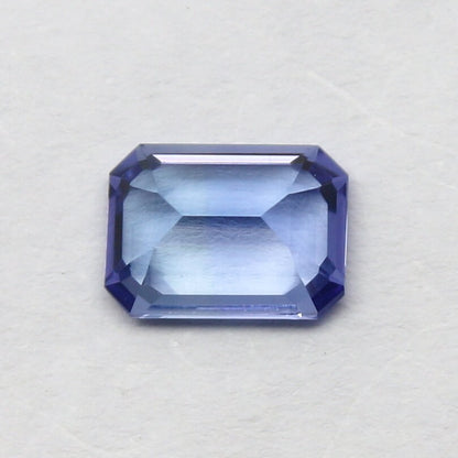 Natural Blue Tanzanite 1.36 Carat 7.5x5.5 MM Octagon Shape Faceted Gemstone