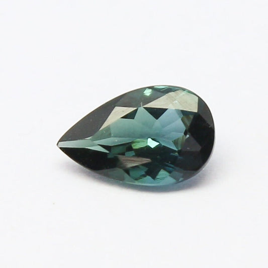 Natural Indicolite Tourmaline 0.59 Carat 7.3x4.1 MM Pear Shape Faceted Gemstone