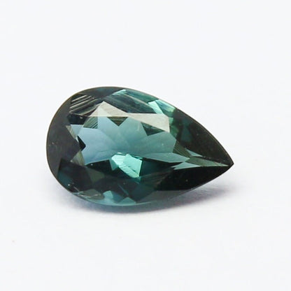 Natural Indicolite Tourmaline 0.59 Carat 7.3x4.1 MM Pear Shape Faceted Gemstone