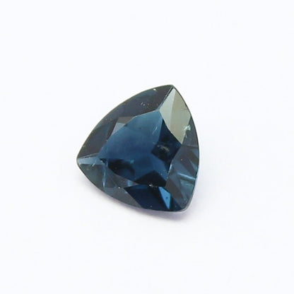 Natural Indicolite Tourmaline 0.56 Carat 5.3x5.3 MM Trillion Shape Faceted Gemstone