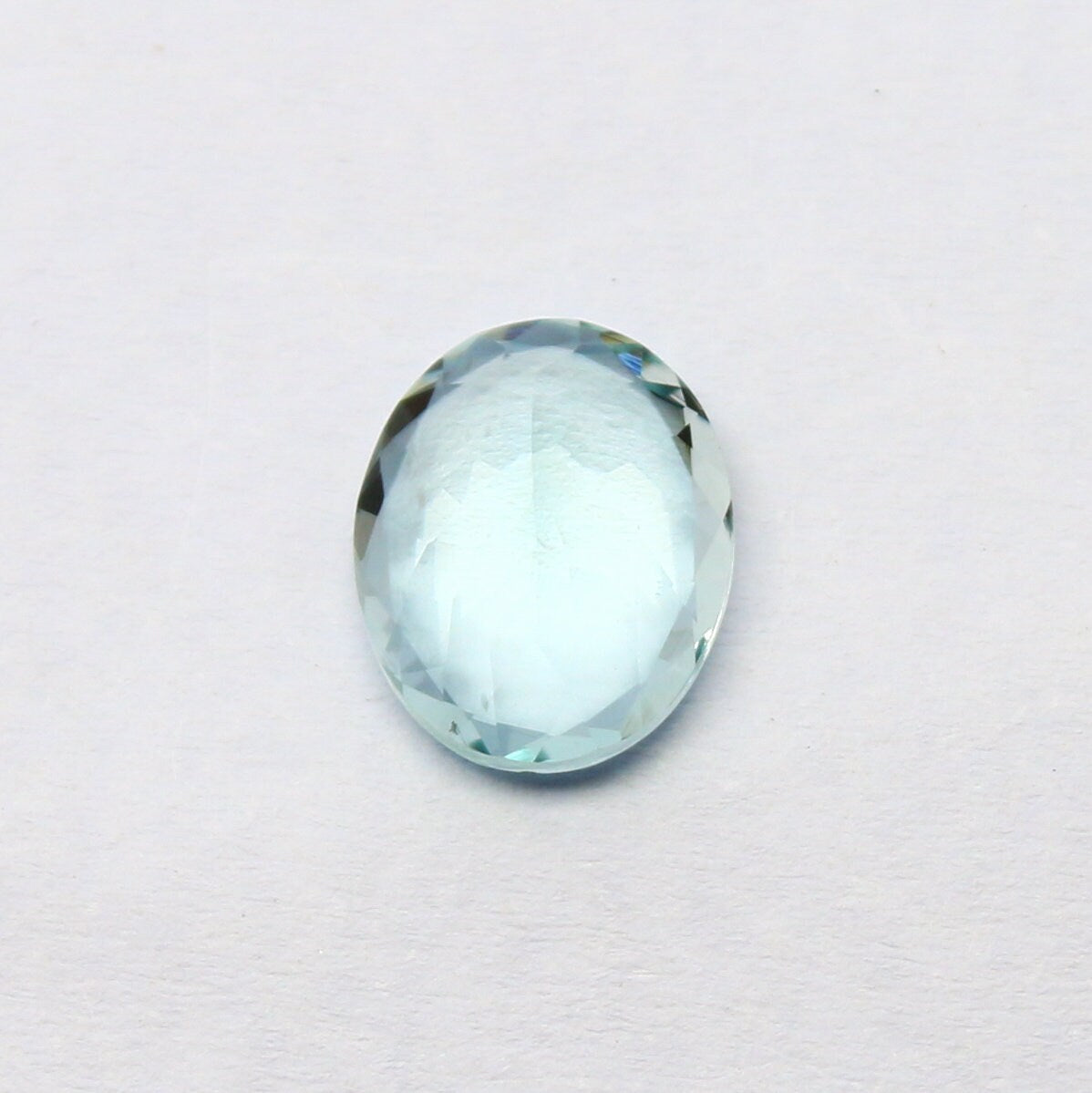 Natural Aquamarine 2.31 Carat 10x8 MM Oval Shape Faceted Gemstone