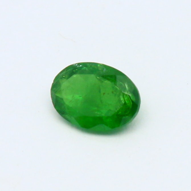 Natural Tsavorite 0.77 Carat 7x5 MM Oval shape Faceted Gemstone