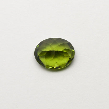 Natural Rare Vesuvianite Idocrase  Lot 1.85 Carat 8.5x6.5 MM Oval Shape Loose Faceted Rare Gemstone From Mount Vesuvius Of Italy