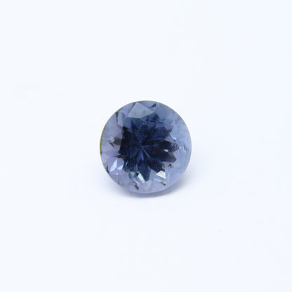 Natural Rare Blueberry Tourmaline 1.47 Carat 7x7 MM Round Shape Faceted Gemstone