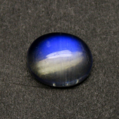 Natural Blue-Fire Rainbow Moonstone 4.50 Carat 11x9 MM Oval Cabochon Gemstone