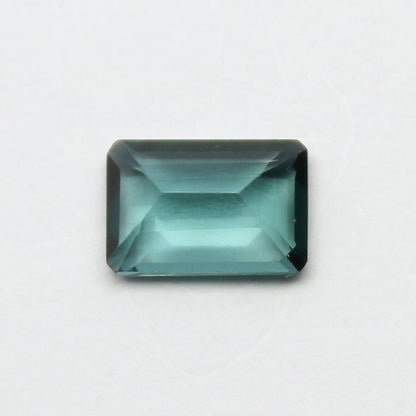 Natural Indicolite Tourmaline 0.52 Carat 6x4 MM Octagon Shape Faceted Gemstone