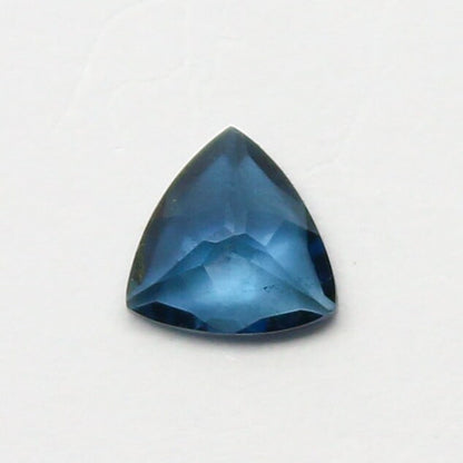 Natural Blue Tourmaline 0.27 Carat 4.5x4.5 MM Trillion Shape Faceted Gemstone