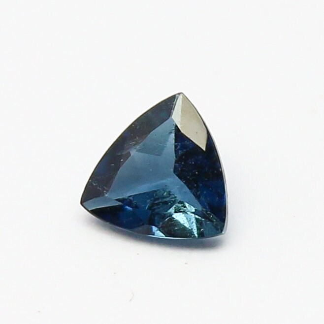 Natural Blue Tourmaline 0.27 Carat 4.5x4.5 MM Trillion Shape Faceted Gemstone