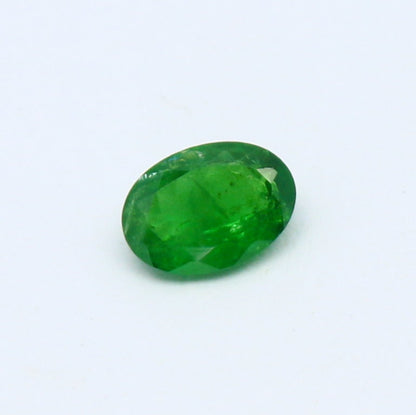 Natural Tsavorite 0.77 Carat 7x5 MM Oval shape Faceted Gemstone