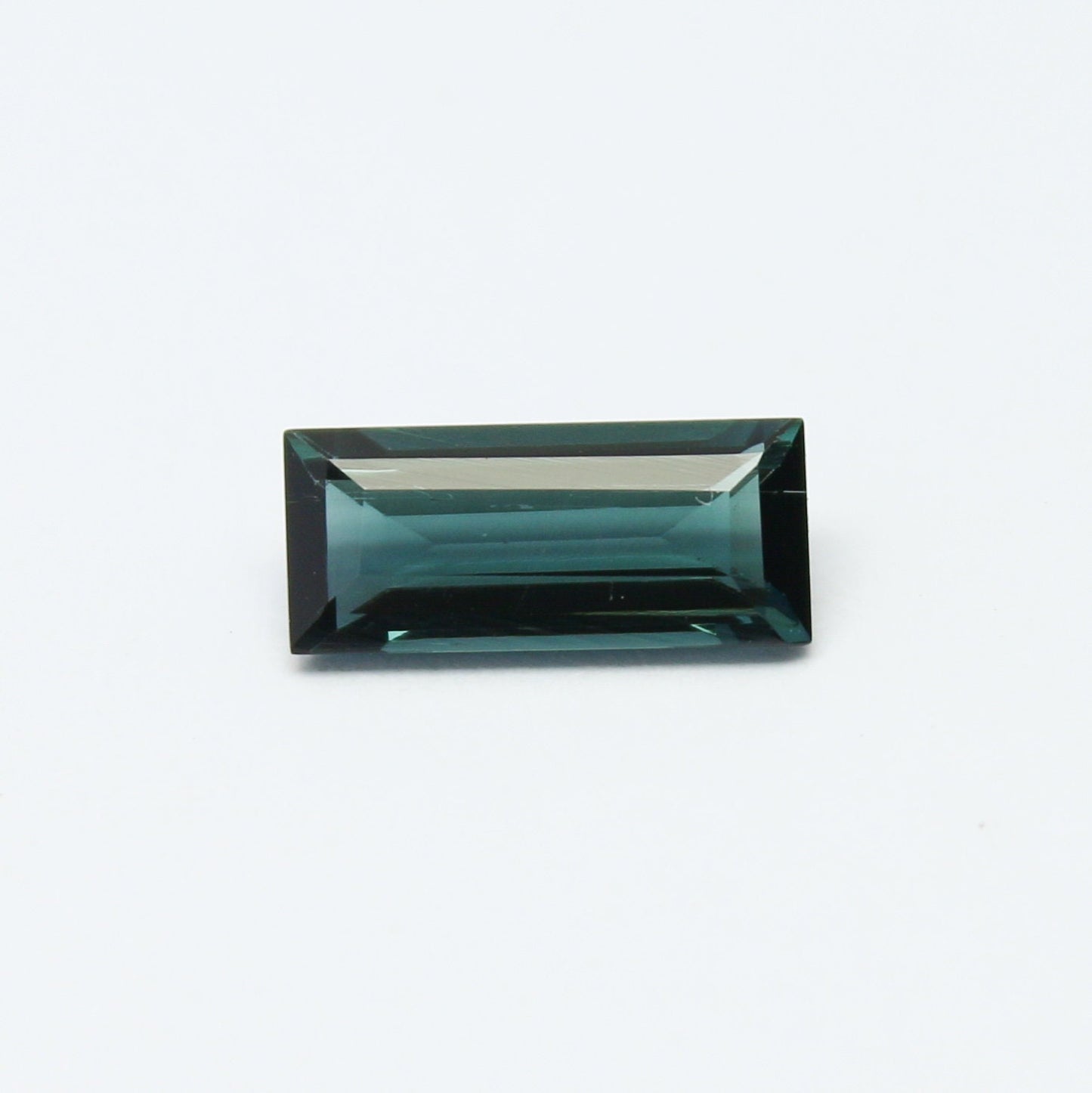 Natural Indicolite Tourmaline 1.17 Carat 9.5x4 MM Baguette Shape Faceted Gemstone