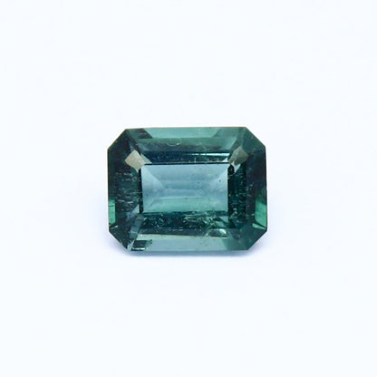 Natural Indicolite Tourmaline 0.88 Carat 6.5x5 MM Octagon Shape Faceted Gemstone