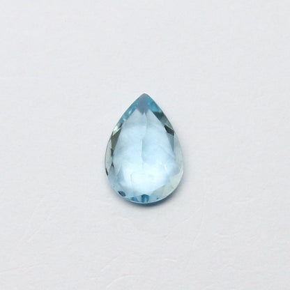 Natural Aquamarine 0.51 Carat 7x5 MM Pear Shape Faceted Gemstone