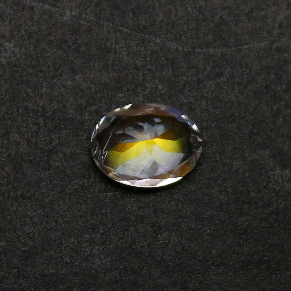 Natural Rare Andesine Labradorite 0.44 Carat 5.8x4.4 MM Oval Shape Faceted Gemstone