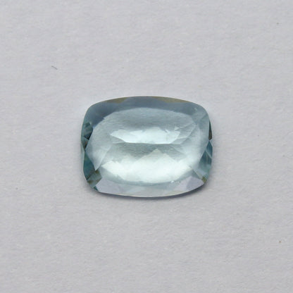 Natural Aquamarine 1.49 Carat 9x7 MM Cushion Shape Faceted Gemstone