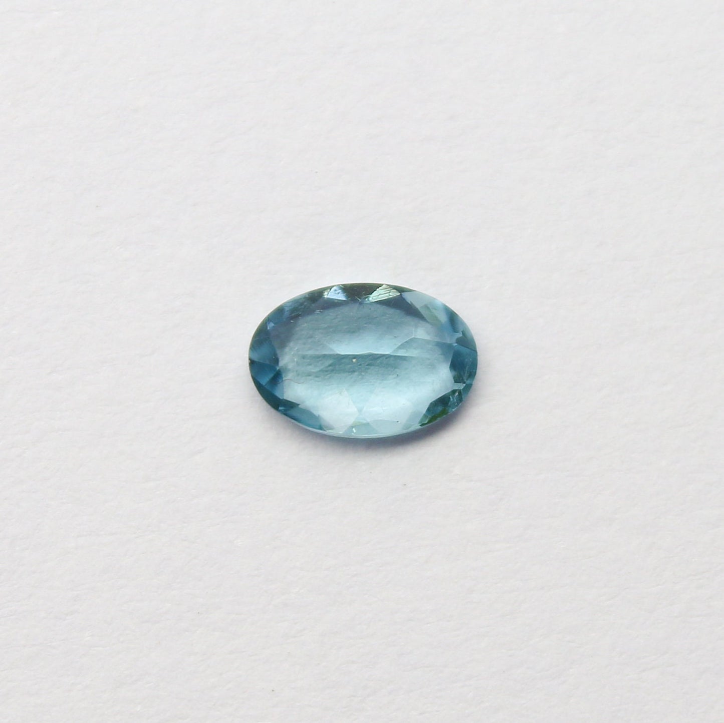 Natural Blue Tourmaline 0.42 Carat 6x4 MM Oval Shape Faceted Gemstone