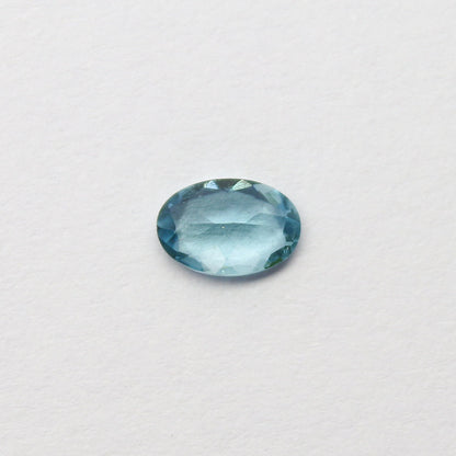 Natural Blue Tourmaline 0.42 Carat 6x4 MM Oval Shape Faceted Gemstone