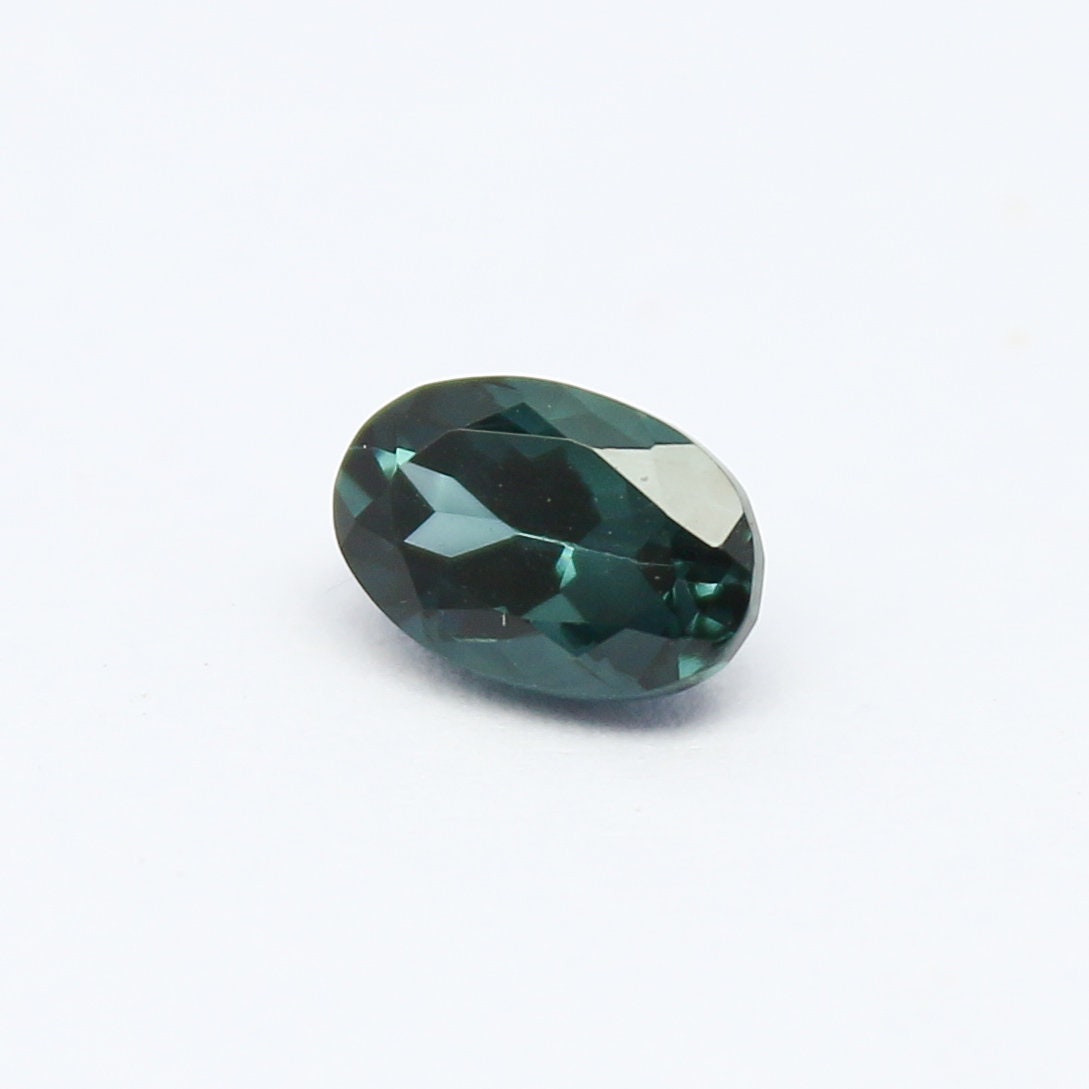 Natural Blue Tourmaline 0.63 Carat 6x4 MM Oval Shape Faceted Gemstone