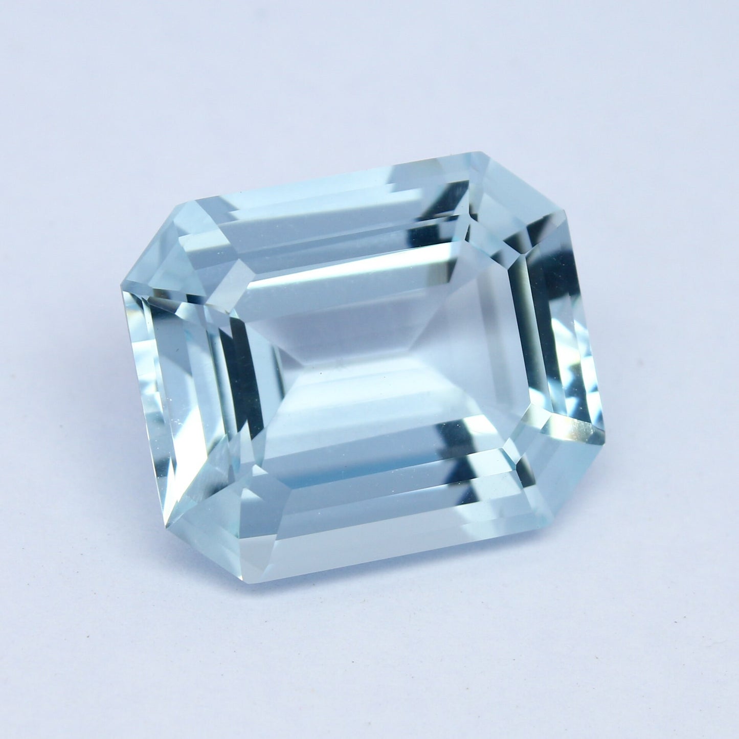 Natural Flawless Aquamarine 17.19 Carat 18x15 MM Octagon Shape Faceted Gemstone