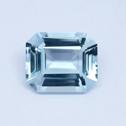 Natural Flawless Aquamarine 17.19 Carat 18x15 MM Octagon Shape Faceted Gemstone