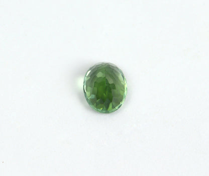 Natural Flawless Green Tourmaline 2.40 Carat 9x7 MM Oval Shape Faceted Gemstone