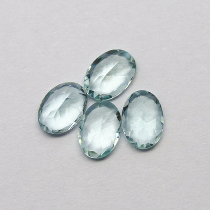 Natural Mint Green beryl Lot 2.68 Carat 7x5 MM Oval shape Faceted Gemstone 4 Piece Lot