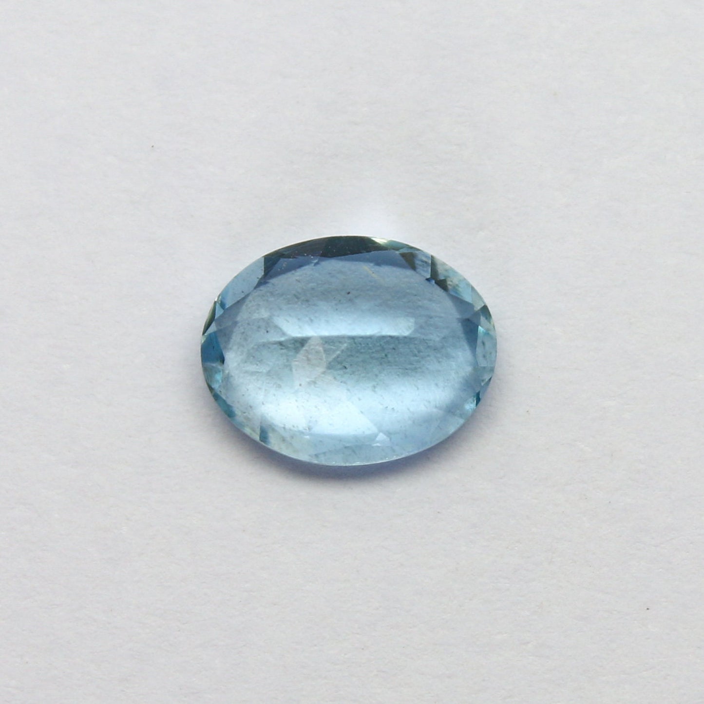 Natural Aquamarine 1.63 Carat 9x7 MM Oval Shape Faceted Gemstone