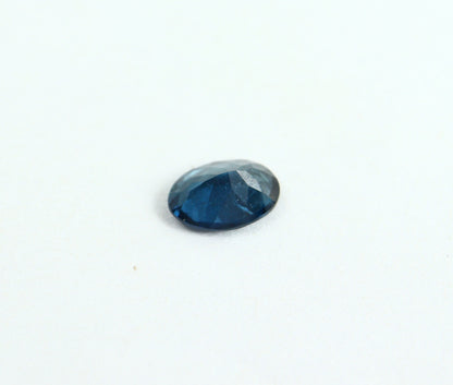 Natural Blue Tourmaline 0.65 Carat 7x5 MM Oval Shape Faceted Gemstone