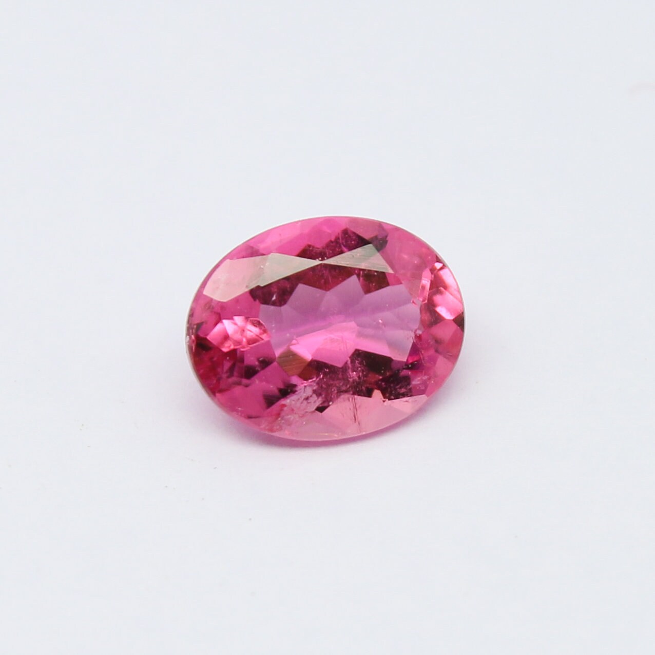 Natural Brazilian Pink Tourmaline 1.82 Carat 9x7 MM Oval Shape Faceted Gemstone