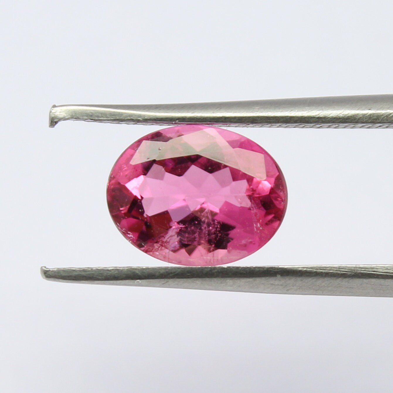 Natural Brazilian Pink Tourmaline 1.82 Carat 9x7 MM Oval Shape Faceted Gemstone