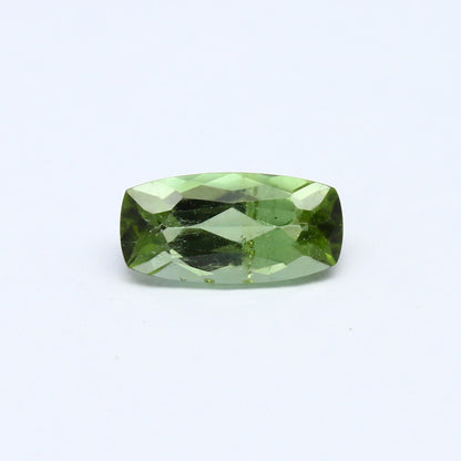 Natural Green Tourmaline 1.48 Carat 10x5 MM Cushion Shape Faceted Gemstone