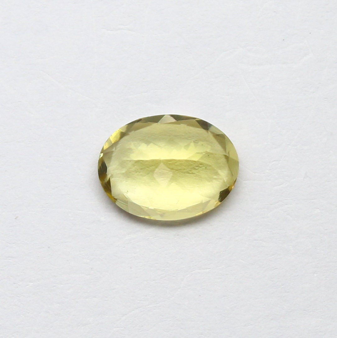 Natural Heliodor Aquamarine 1.13 Carat 8x6 MM Oval Shape Faceted Gemstone