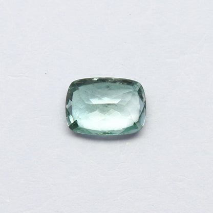 Natural Indicolite Tourmaline 1.00 Carat 7x5 MM Cushion Shape Faceted Gemstone