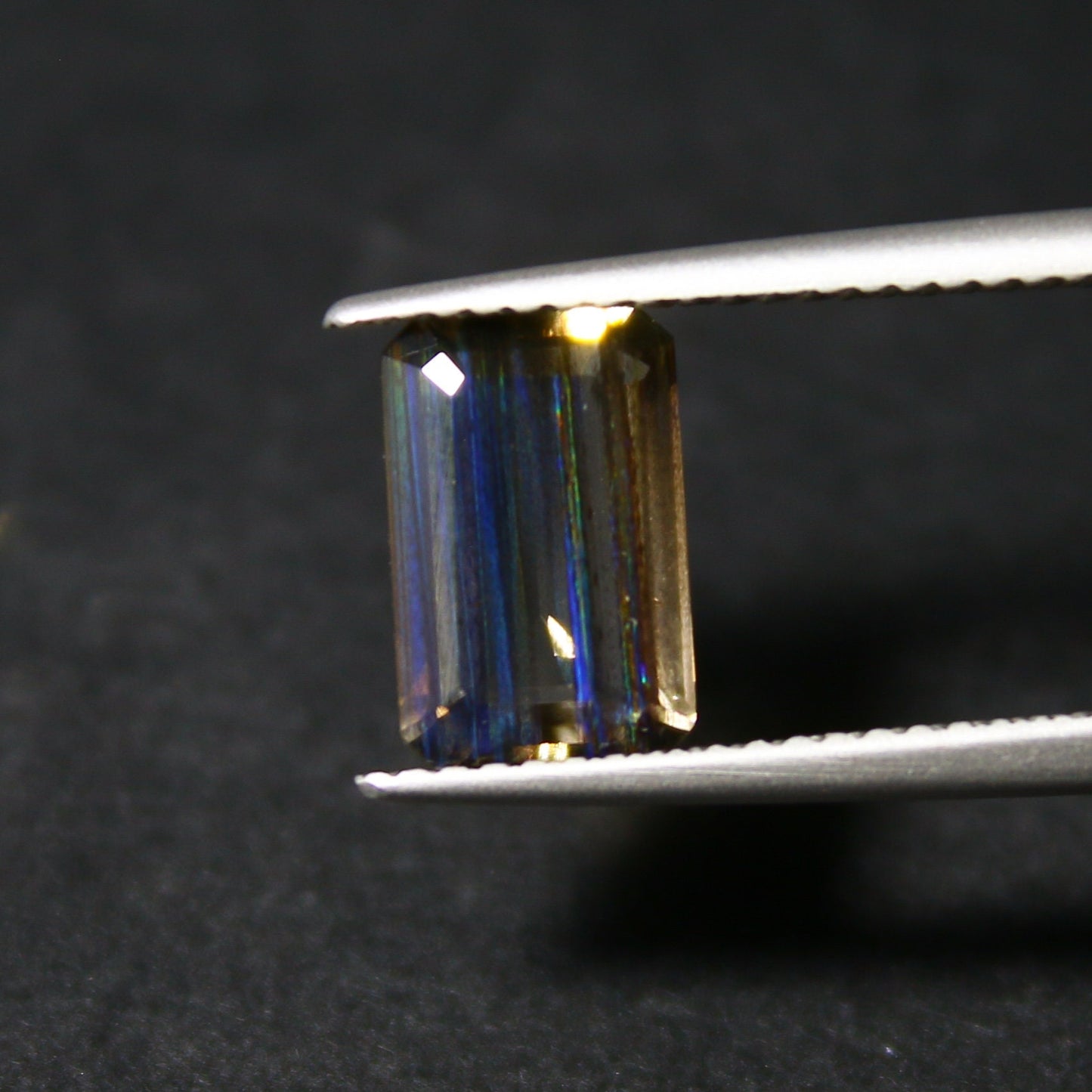 Natural Multi-Fire Rainbow Scapolite 1.70 Carat 9.6x6.3 MM Octagon Shape Faceted Gemstone