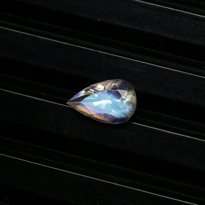 Natural Rare Andesine Labradorite 0.82 Carat 8.2x5.2 MM Pear Shape Faceted Gemstone