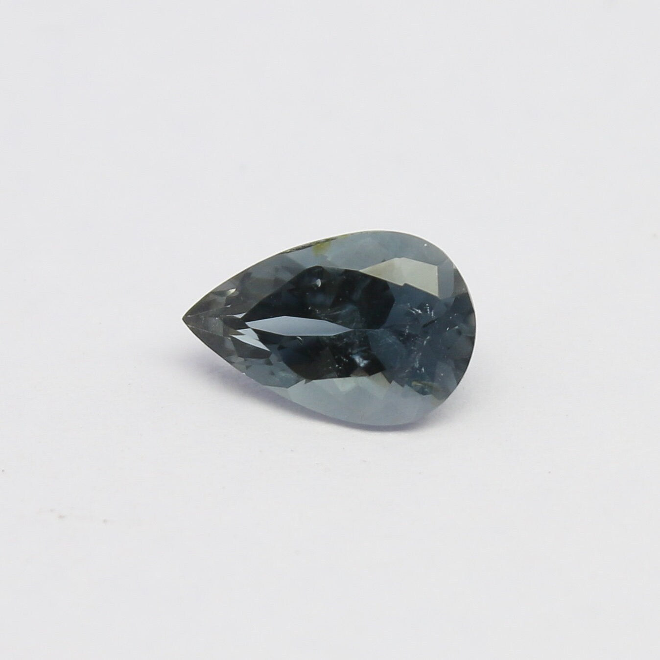 Natural Indicolite Tourmaline 1.17 Carat 9x6 MM Pear Shape Faceted Gemstone