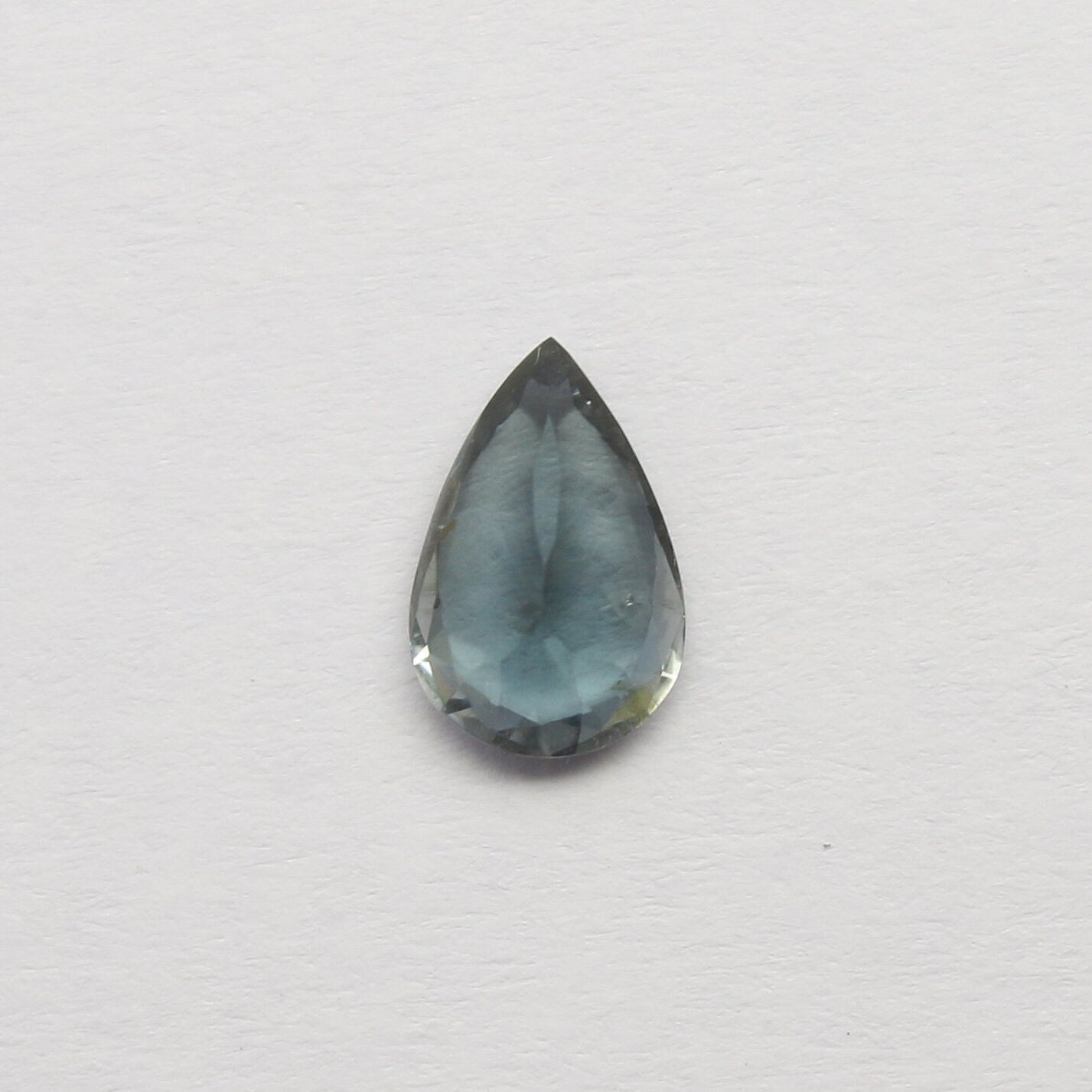 Natural Indicolite Tourmaline 1.17 Carat 9x6 MM Pear Shape Faceted Gemstone