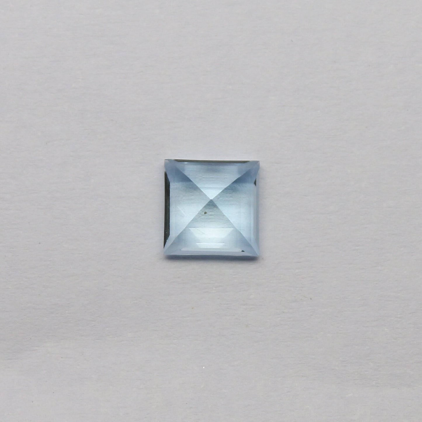 Natural Flawless Aquamarine 1.85 Carat 7x7 MM Square Shape Faceted Gemstone