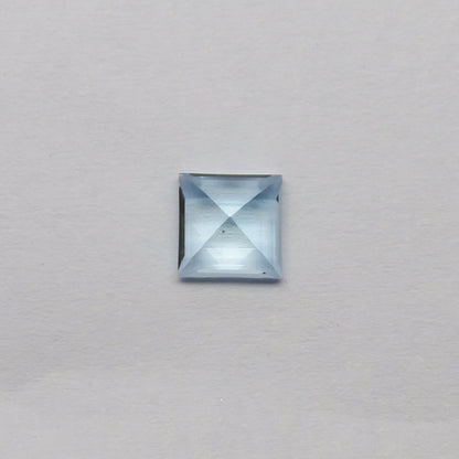 Natural Flawless Aquamarine 1.85 Carat 7x7 MM Square Shape Faceted Gemstone