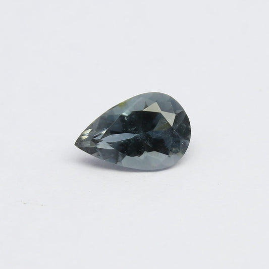 Natural Indicolite Tourmaline 1.17 Carat 9x6 MM Pear Shape Faceted Gemstone