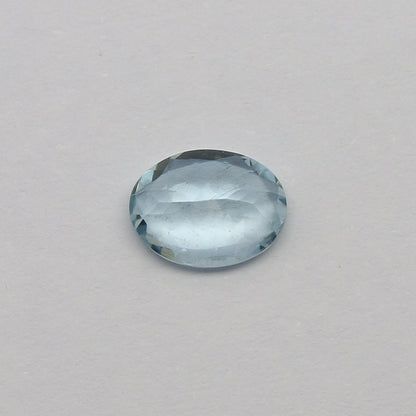 Natural Aquamarine 1.08 Carat 8x6 MM Oval Shape Faceted Gemstone