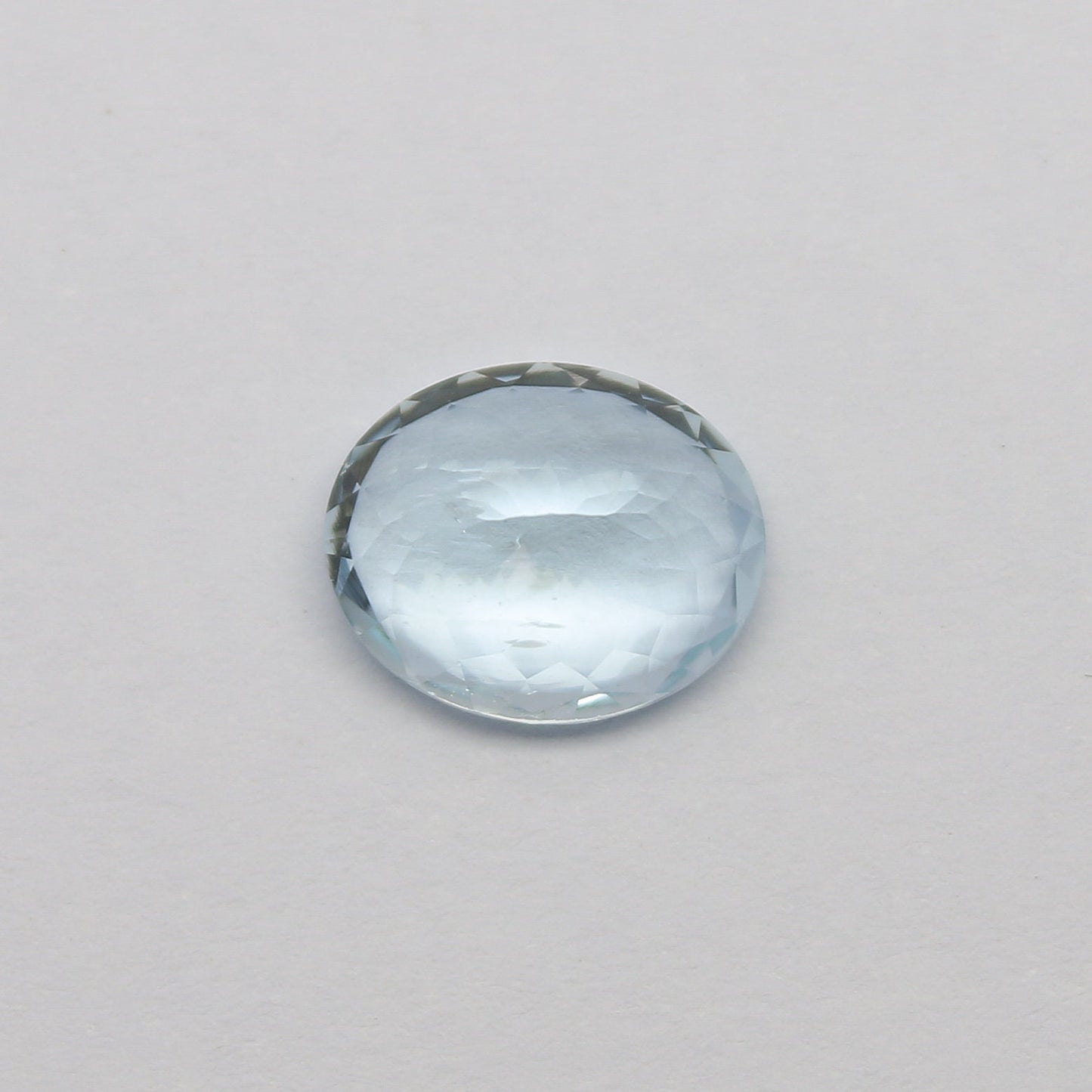 Natural Aquamarine  3.32 Carat 11x9 MM Oval Shape Faceted Gemstone